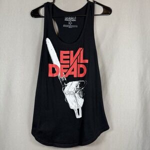 Y2K Evil Dead Racer Back Tank Top Women's Large Horror Goth Bruce Campbell